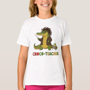 Croco-Teacher Classroom Fun T-Shirt