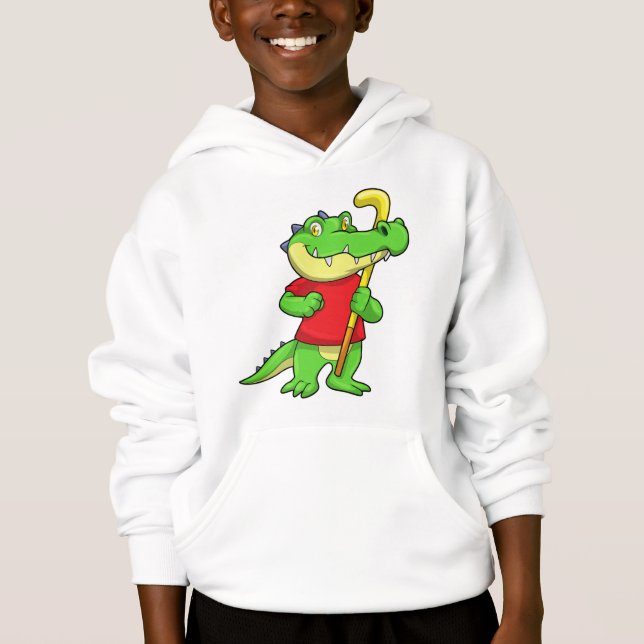 Crocodile à Field hockey avec bâton (Devant)