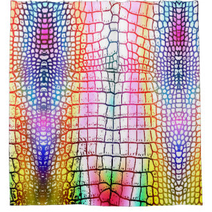 Crocodile abstract pattern, colourful pattern