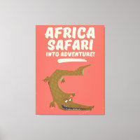 Crocodile Africa Safari poster!