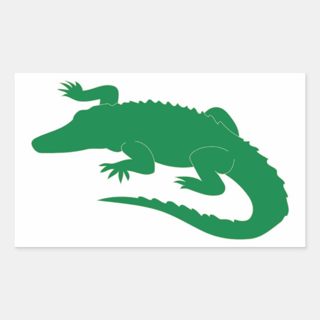 Crocodile Alligator Gator Reptile Sticker (Front)