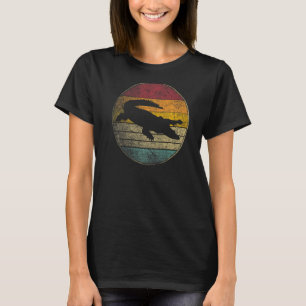Crocodile Alligator Gator  Sun Retro Vintage 70s 8 T-Shirt