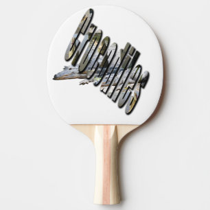 Crocodile And Crocodiles Logo, Ping Pong Paddle