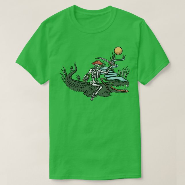 Crocodile and pirate T-Shirt (Design Front)