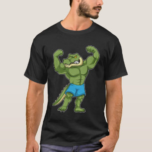 Crocodile as Bodybuilder extreme T-Shirt