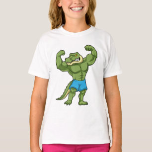 Crocodile as Bodybuilder extreme T-Shirt