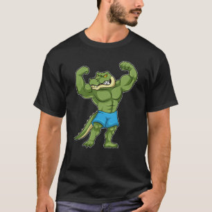 Crocodile as Bodybuilder extreme T-Shirt