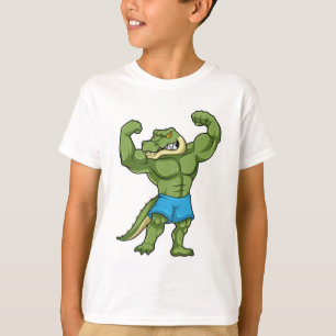 Crocodile as Bodybuilder extreme T-Shirt