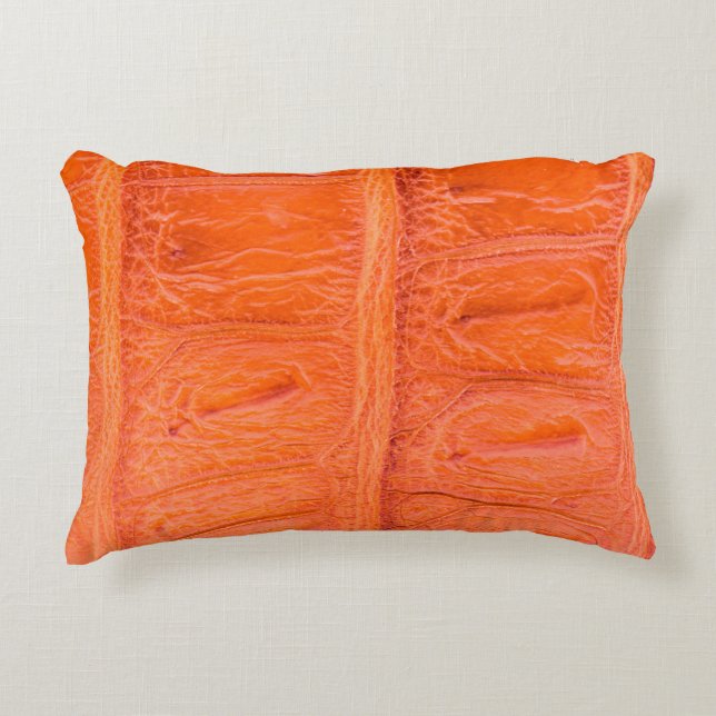 Crocodile belly skin texture background. This imag Accent Pillow (Front)
