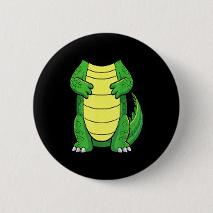 Crocodile Body Shirt Adult Kids Men Women Alligato 2 Inch Round Button