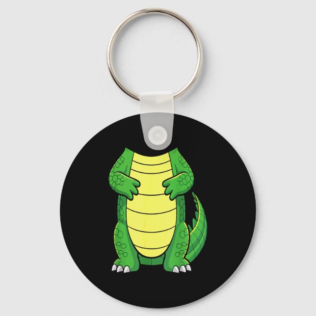 Crocodile Body Shirt Adult Kids Men Women Alligato Keychain (Front)