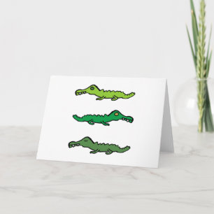 Crocodile Card
