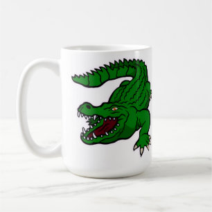 crocodile cartoon  coffee mug