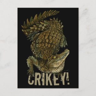 Crocodile Crikey! Invitation Postcard