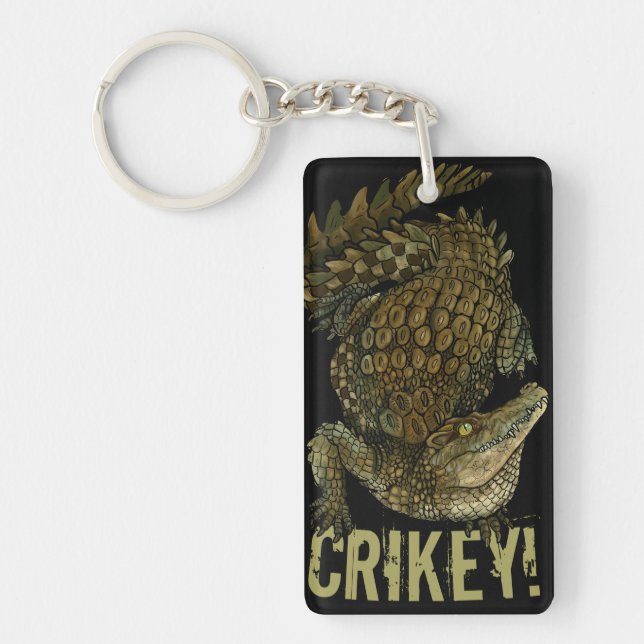 Crocodile Crikey! Keychain (Front)