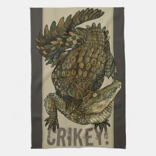 Crocodile Crikey! Kitchen Towel