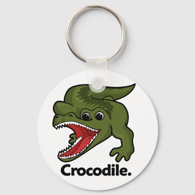 Crocodile Crocodile. Keychain (Front)