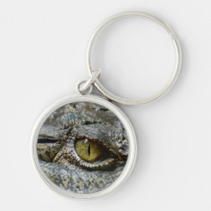 crocodile eye face animal custom personalize diy keychain