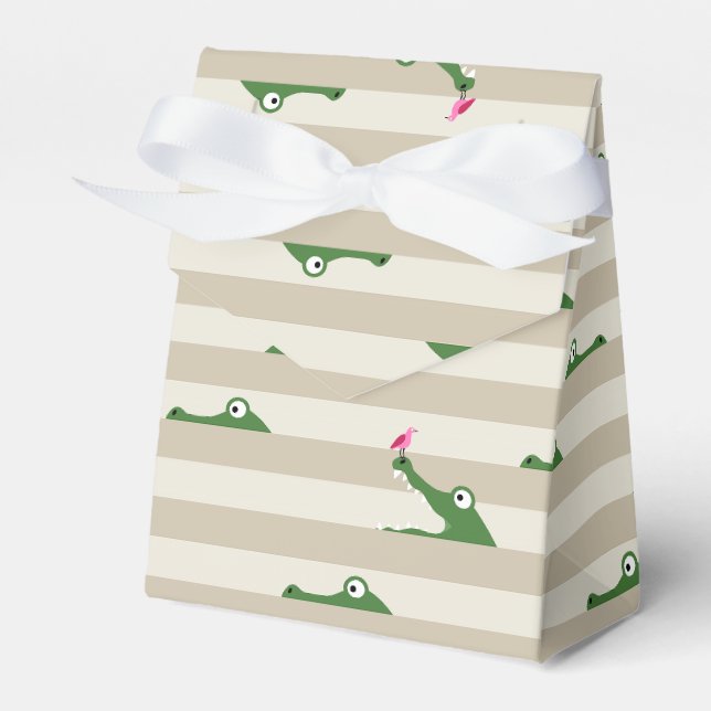 Crocodile Favor Box (Front Side)