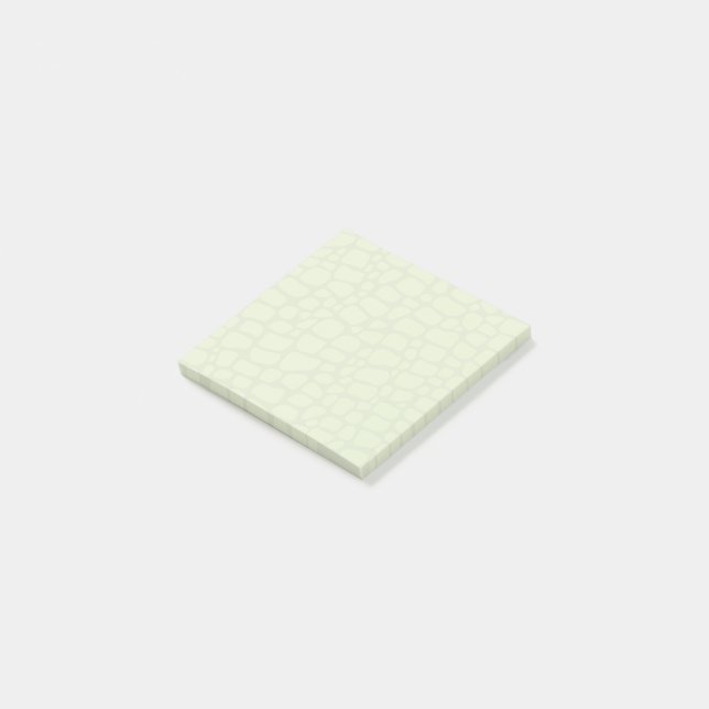 crocodile green  wild Gradient Watercolor Minimal Post-it Notes (Angled)