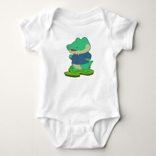 Crocodile Groom Jacket Wedding Baby Bodysuit