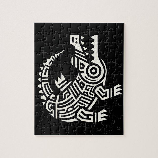 Crocodile Jigsaw Puzzle (Vertical)