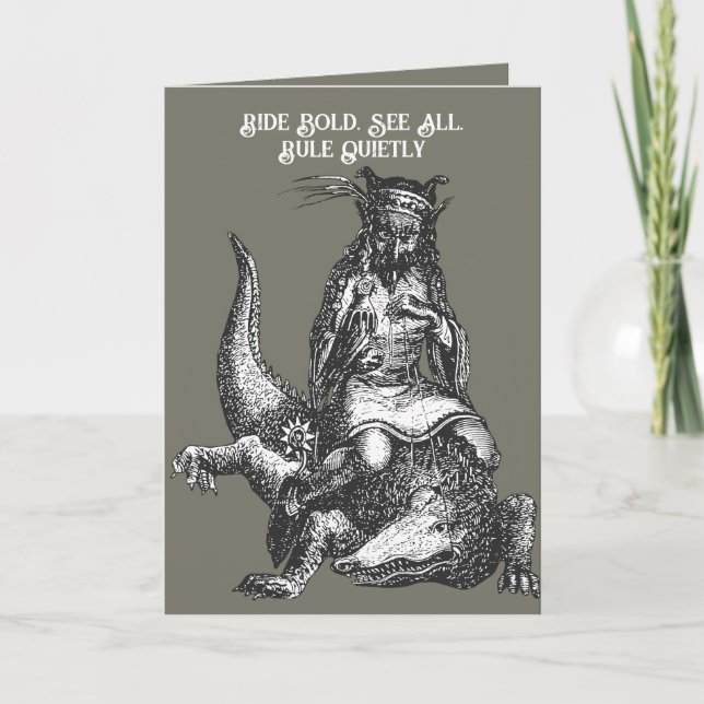 Crocodile King of Shadows Card (Front)