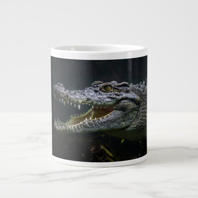 crocodile large coffee mug (Front)