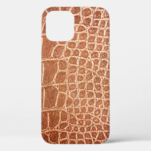 Crocodile leather pattern backgroundabstract,allig iPhone 12 case