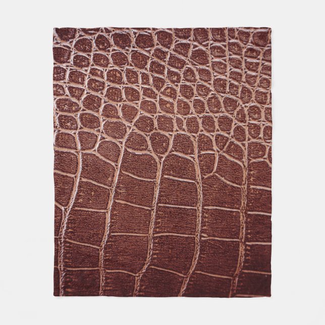 Crocodile leather patternabstract,alligator,animal fleece blanket (Front)