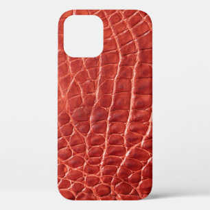 Crocodile leather texture iPhone 12 case