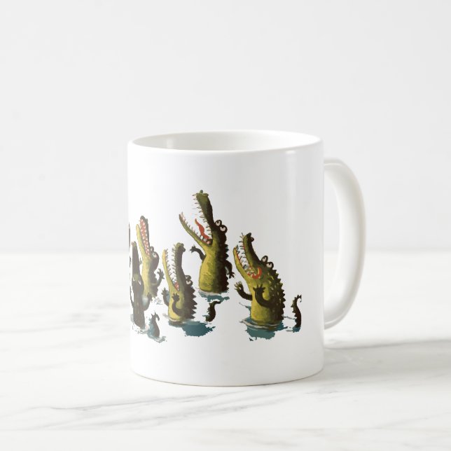 crocodile mug gift funny (Front Right)