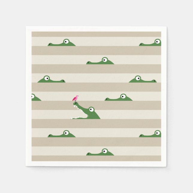 Crocodile Napkin (Front)