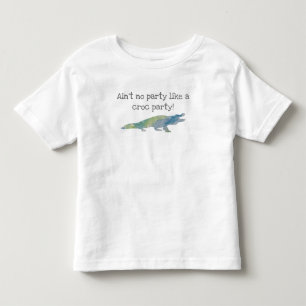 Crocodile Painting Birthday T-shirt