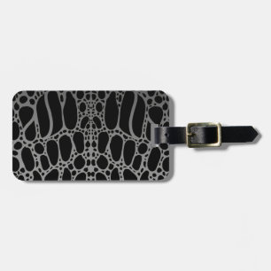 Crocodile Pattern Luggage Tag