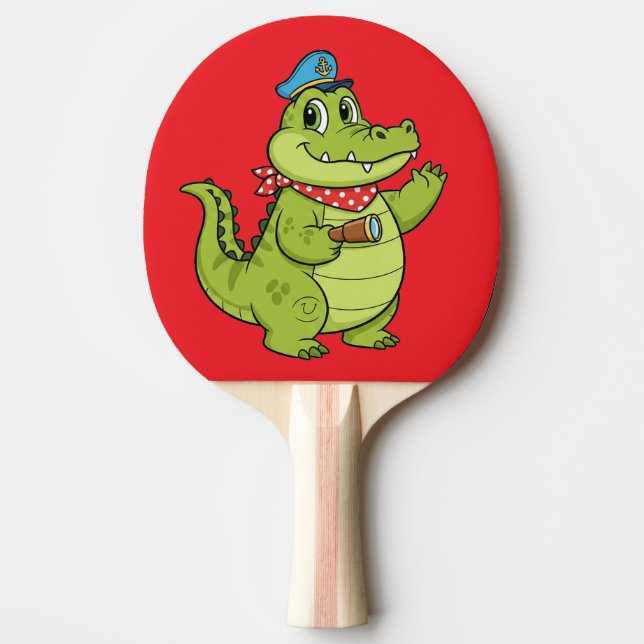 crocodile ping pong paddle (Front)
