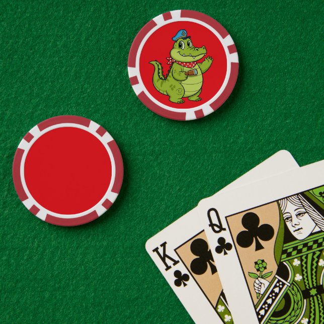 crocodile poker chips (Poker Table (Double))