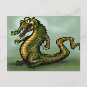 Crocodile Postcard