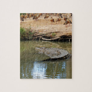 CROCODILE QUEENSLAND AUSTRALIA JIGSAW PUZZLE