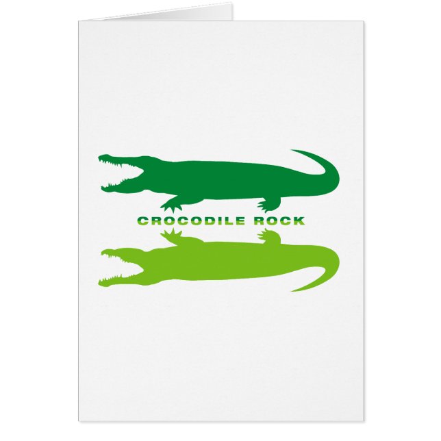 Crocodile Reflection (Green) (Front)