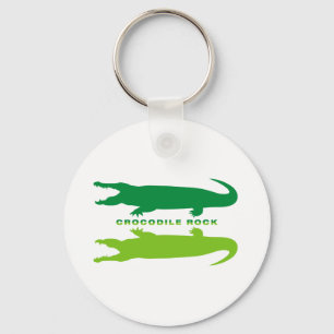 Crocodile Reflection (Green) Keychain