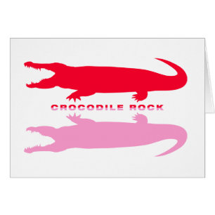 Crocodile Reflection (Red)