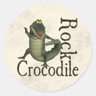 Crocodile Rock Classic Round Sticker