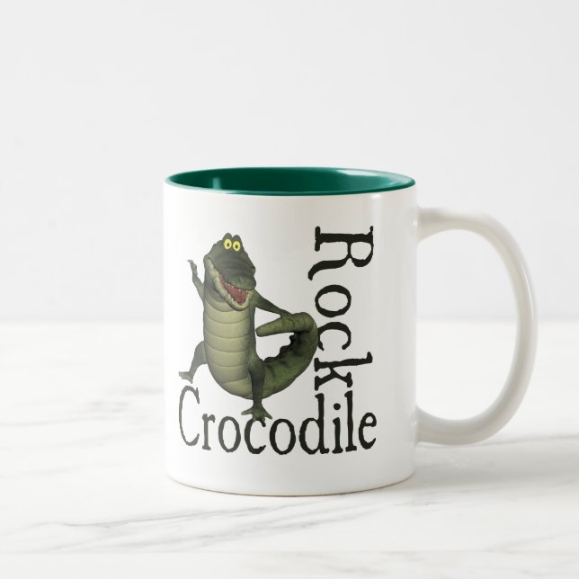 Crocodile Rock Two-Tone Coffee Mug (Right)