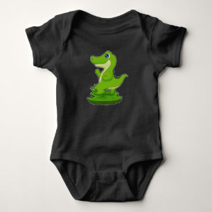 Crocodile Runner Running Sports Baby Bodysuit