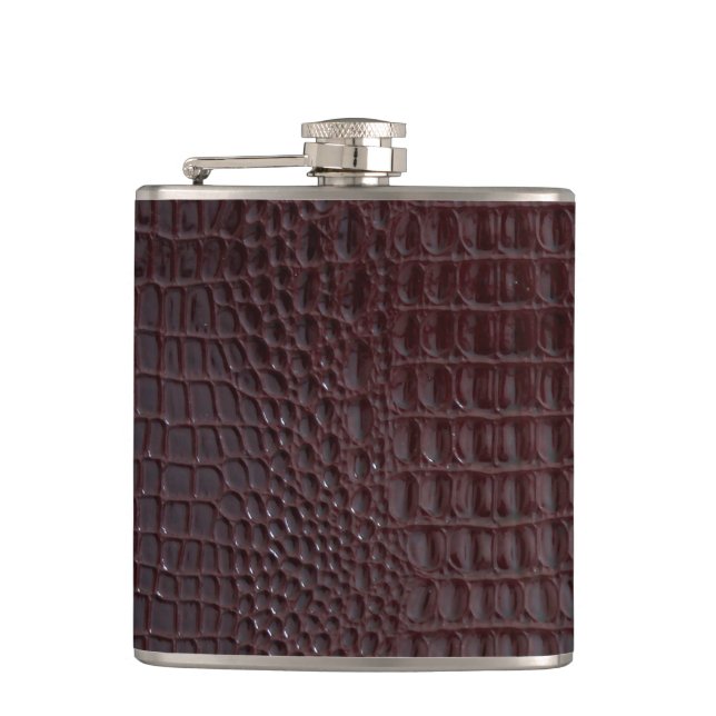 Crocodile Skin Flask (Front)