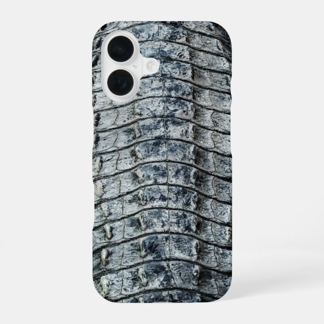Crocodile Skin  iPhone 16 Case (Back)