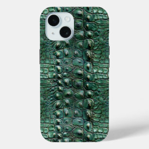 Crocodile Skin Pattern iPhone 15 Case
