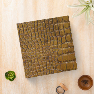 Crocodile Skin Texture Animal Leather Pattern Binder