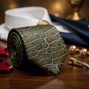 Crocodile Skin  Tie